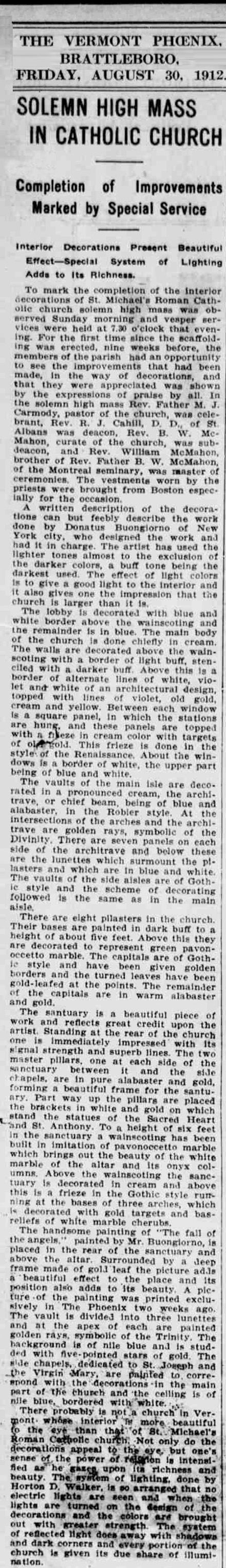 Vermont Phoenix August 30, 1912