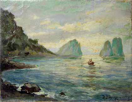 I Faraglioni di Capri painting
