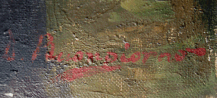 signature on painting