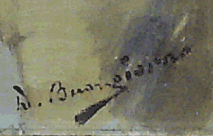 signature on painting